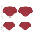 thumbnail image 4 of Semelles de Talon pour Chaussures, Inserts de Réparation de Talon, Chaussures de Sport, Semelle de Talon pour Hommes et Femmes, Talons Hauts Rouge Vin, 4 of 9