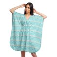 thumbnail image 1 of Moomaya Robe Courte de Caftan de Plage, Robe de Couverture Imprimée, Kaftan pour Femmes, Tenue de Plage, Couverture, 1 of 4