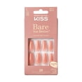 thumbnail image 1 of KISS Bare but Better Nails - Fake Nail, Short, 1 of 7