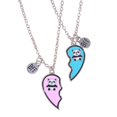 thumbnail image 1 of LOVEVER  2Pcs Delicate Best Friend Necklace Set Friendship Neck Jewelry Gift for Women, 1 of 10