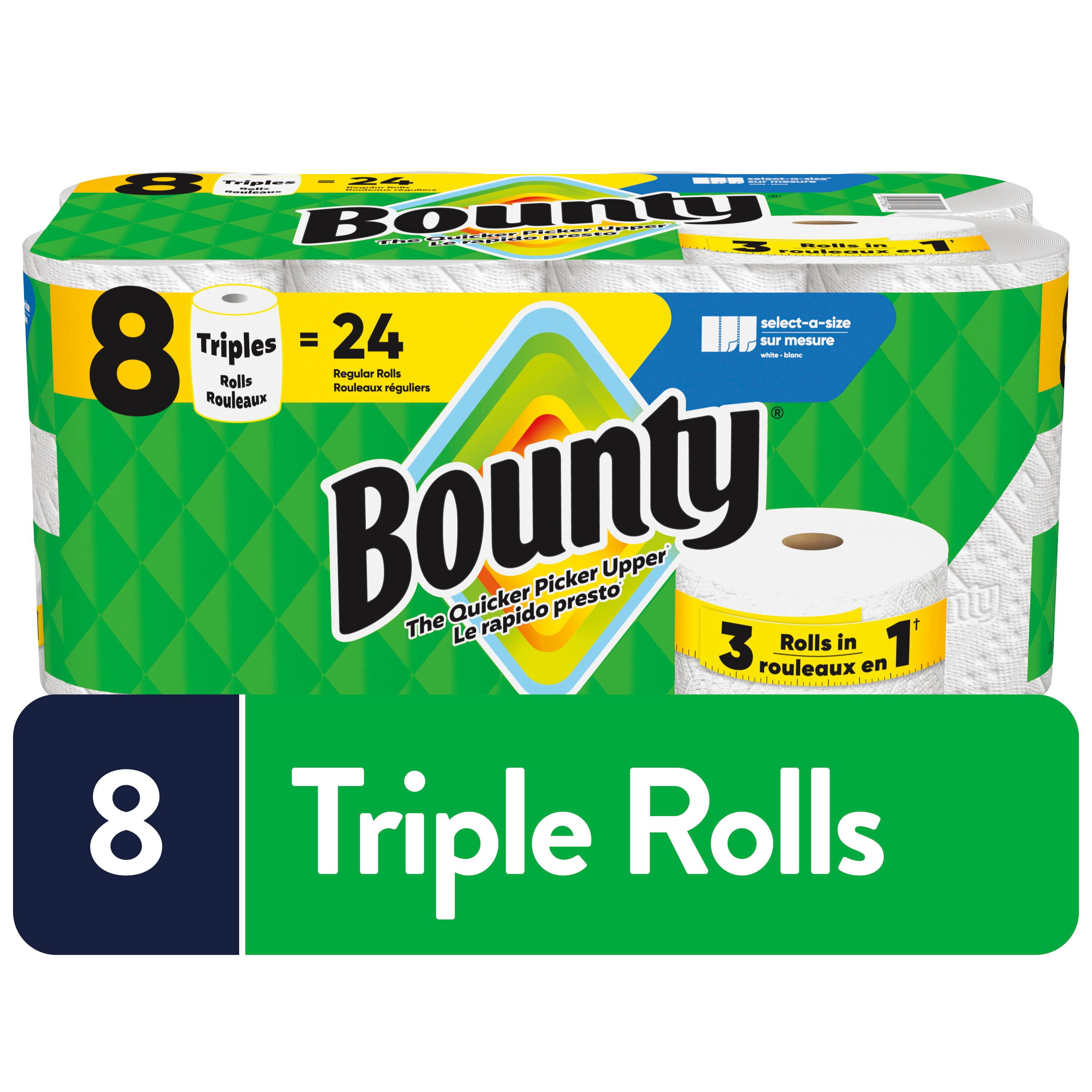Bounty Paper Towel 8 Rolls (24 Regular Rolls Equivalent)