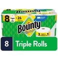 thumbnail image 1 of Bounty Paper Towel 8 Rolls (24 Regular Rolls Equivalent), 1 of 27
