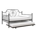 thumbnail image 1 of DHP Lucie Metal Daybed Full/Twin Size Frame in Black, 1 of 11