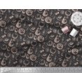 thumbnail image 2 of Soimoi Black Rayon Fabric Mix Fruits Printed Craft Fabric by the Yard 42 Inch Wide, 2 of 3