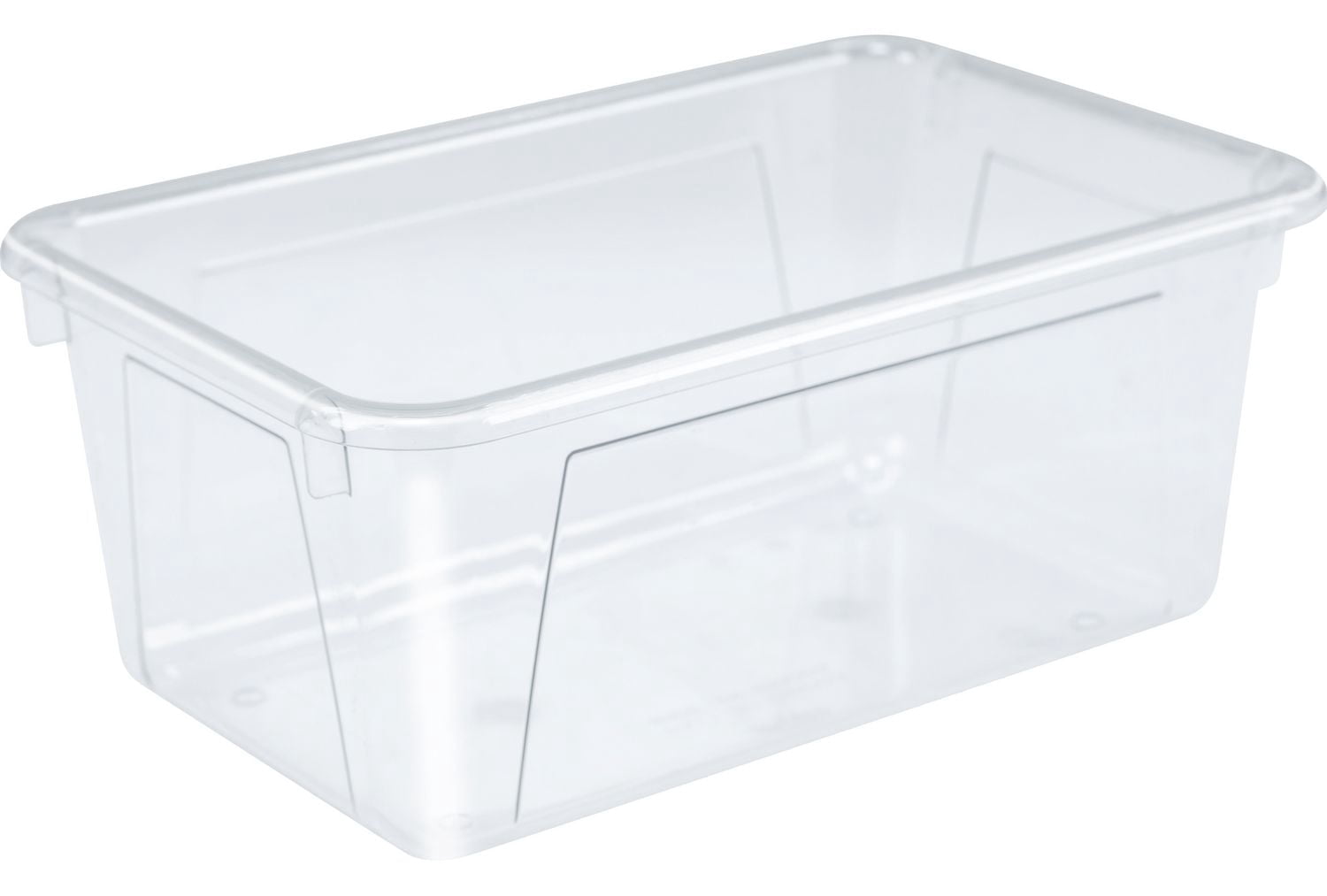Storex petit bac à rangement, translucide, lot de 5