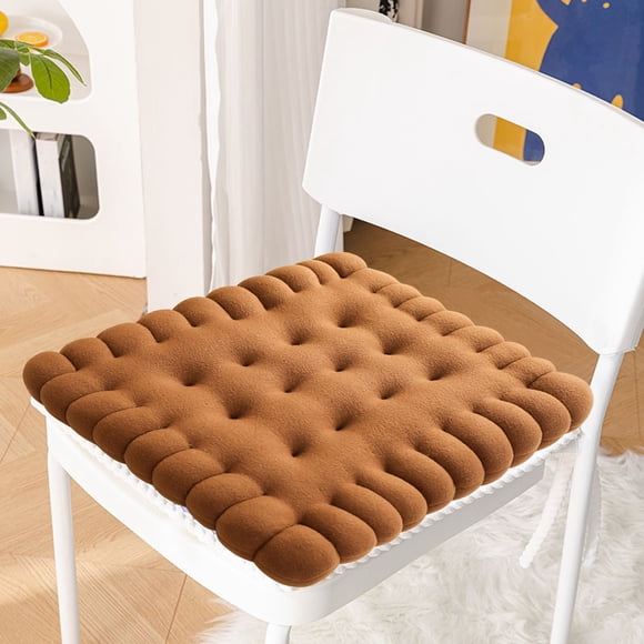 16x16 Inch Thickened Chair Cushion, Orthopedic Seat Cushion with Massage Bumps, Non-slip Office Chair Pad for Desk, Dining, Car – 2.75 Inch Thick
