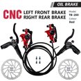 thumbnail image 2 of Bicycle Hydraulic Disc Brakes Front Rear Calipers Set for MTB Mountain Bike Left Right Brake Lever Kit with 160mm Disc Rotor, 2 of 7