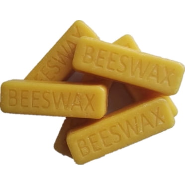 BeesworksÂ® (6) 1oz Yellow Beeswax Bars - Package of (6) 1oz Bars (6oz) - Cosmetic Grade