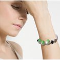 thumbnail image 3 of Women Bangle Bracelet Ceramic Bead Adjustable Bangle Bracelet Cuff Bracelet, 3 of 7