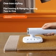 thumbnail image 3 of QualitChoice Clothes Iron Foldable Travel-friendly Mini Iron For Silk Cotton Linen More Travel Iron Steam Mini white, 3 of 6