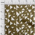 thumbnail image 1 of oneOone Soie Tissu Tabby Triangle Géométrique Tissu Imprimé 1 Yard 42 Inch Wide, 1 of 5