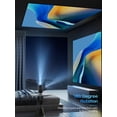 thumbnail image 4 of Projecteur Prise en Charge 4K 1080P, Mini Projecteur Intelligent pour Projection de Films Compatible avec Téléphone - Noir, 4 of 6
