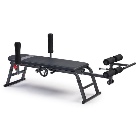 Table de Traction et Décompression par Inversion Sunny Health & Fitness - Capacité de Poids de 400 LB - Pour l'Étirement Lombaire, Soulagement des Douleurs Lombaires, Correction de la Posture Amélioré