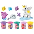 thumbnail image 4 of Play-Doh Magical Stylin' Unicorn Playset for Kids 3 Years and Up with 5 Multicolor Cans Including Sparkle Compound, Non-Toxic, 4 of 10