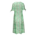 thumbnail image 5 of Babysbule Liquidation Robes d'Été pour Femmes, Mode Femmes Décontractée Ample Imprimé Papillon Col en V Manches Mi-Longues Boutons Poches Robe Longue, 5 of 5