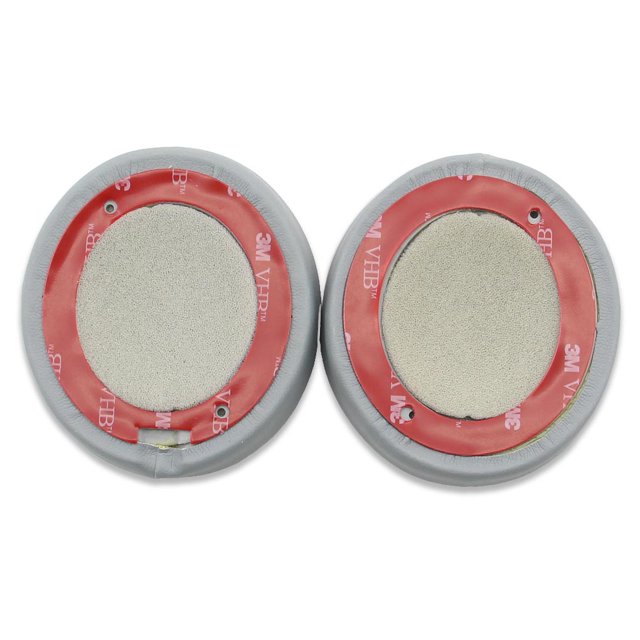QualitChoice Casque Coussinets d'Oreilles Antibruit Éponge Annulation Oreillette Protection Accessoires Remplacement pour Studio pour Solo 2 Sans Fil Gris 1Set