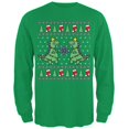 thumbnail image 1 of Tree Rex T Rex Ugly Christmas Sweater Mens Long Sleeve T Shirt, 1 of 1