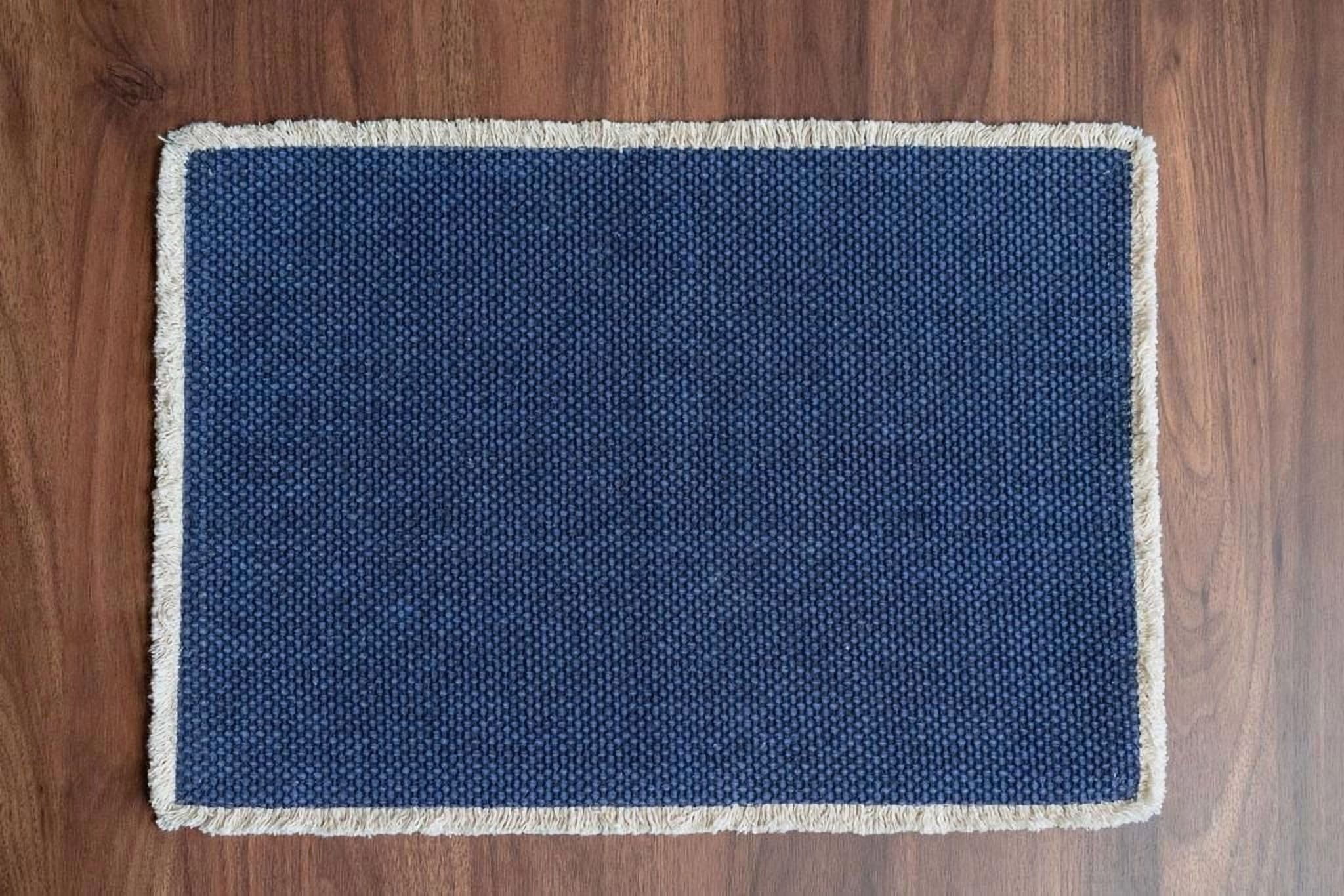 Fabstyles Napperons Bali 100 % coton – Lot de 4 | Sets de table lourds lavables en machine pour les tables de salle à manger