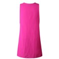 thumbnail image 1 of MAWCLOS Femmes Débardeur Robe Couleur Unie Bouton Sundress Casual Travail Équipe Cou Rose Rouge M, 1 of 5