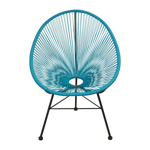 Plata Décor Import - Acapulco Wire Chair for Kids in Blue Color