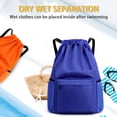 thumbnail image 4 of Mini Travel Bag Swimming Bag Waterproof Drawstring Bag Outdoor Backpack, 4 of 8
