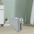 thumbnail image 4 of JMYHOAM Sacs de Rangement Panier à Linge Sale Panier de Rangement Panier à Linge Sale Portable Mini Linge Sale Pliable Multifonction Ménager Peut Ranger d'Autres Articles Jouets pour Enfants Rangement à la Maison, 4 of 7