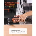 thumbnail image 4 of VEVOR Multitool Oscillating Tool, 4Amps Electric Oscillating Multi Tool Corded with 6 Variable Speeds 7000 - 19000 OPM, 3.2° Oscillating Angle, 13PCS Saw Accessories, LED Work Light & Tool Bag, 4 of 9