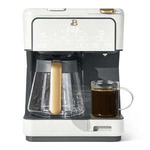 Beautiful par Drew Barrymore Multi-Brew 12-Cup Drip programmable & Cafetière à un seul service