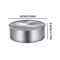 thumbnail image 3 of Vaidha Boîte de Conservation en Acier Inoxydable à Cinq Pièces avec Couvercle, Réfrigérateur Circulaire Scellé, Rangement de Conservation, Boîte de Conservation pour la Maison, 3 of 7