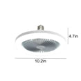 thumbnail image 3 of Dvkptbk Ceiling Fan with Lights,Enclosed Low Profile Fan Light,Ceiling Light with Fan,Hidden Fan Home Appliances, 3 of 7