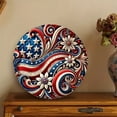 thumbnail image 4 of Birdeem Independence Day Decorations, Independence Day Decoration 2D Outdoor Home Circular Decoration Pendant Wall Decoration Pendant, Holiday Outdoor Decorations, 4 of 8