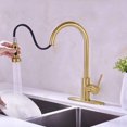 thumbnail image 3 of American Imaginations 1 Hole CUPC Approved Stainless Steel Faucet In Gold Color, 3 of 6