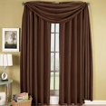 thumbnail image 4 of sheetsnthings Chocolate One Soho Scarf Window Treatment 42x216 Long, 4 of 4