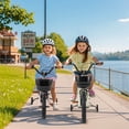 thumbnail image 2 of Costway 12" Kid's Bike with Training Wheels Adjustable Handlebar & Seat Handbrake Green, 2 of 10