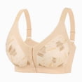 thumbnail image 1 of Posijego Plus Size Everyday Bra for Women Wireless Front Closure Bra Full Coverage Push-Up Support Bras, 1 of 7