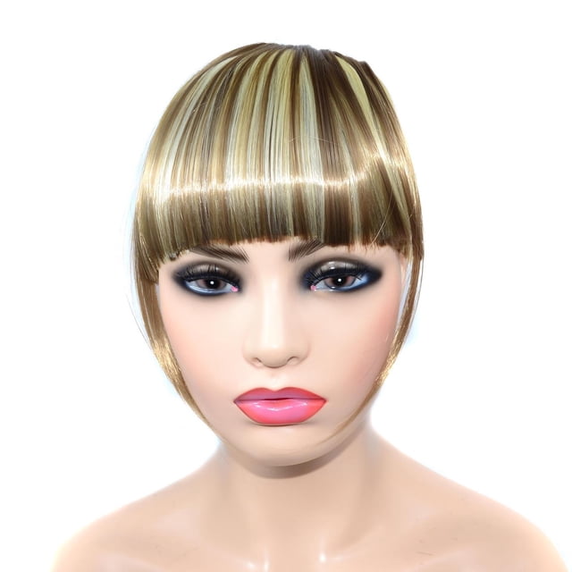 RKSTN Wigs Human Hair Braid Hairband Synthetic Bangs Heat Bangs Hair Extensions For Lady Glueless Wigs