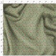 thumbnail image 4 of Soimoi Polyester Crepe Fabric Leaves & Floral Artistic Printed Fabric 1 Yard 42 Inch Wide, 4 of 5