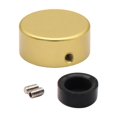 thumbnail image 1 of lionlar Guitar Pedal Footswitch Topper Practical Compact Sturdy Guitar Effects Parts golden cover, 1 of 9