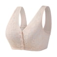 thumbnail image 1 of Kcodviy Womens No Steel Ring Sports Bras Women Front Close Bra T Bra for Women Back Plus Size Seamless Womens Bra Unlined Bra for Large High Support Sports Bra Bust, 1 of 2