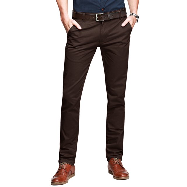 Matchstick Pantalon Décontracté Confortable à Taille Élastique pour Homme