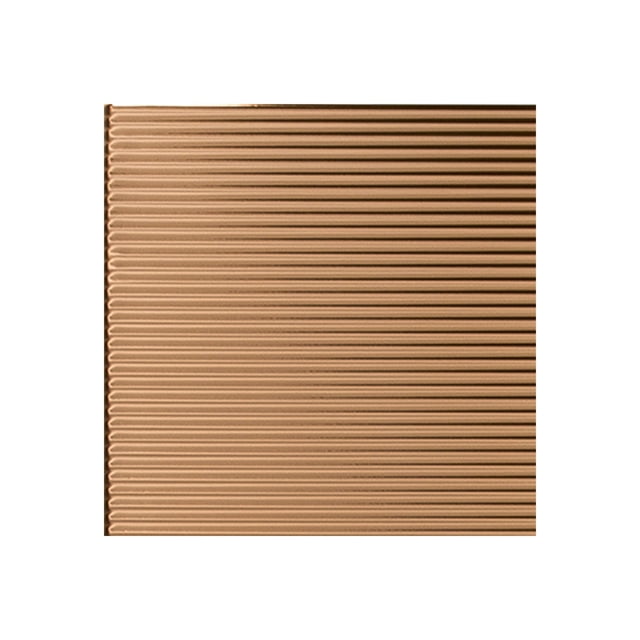 Fasade 12" x 12" Wall Panel Sample Polished Copper