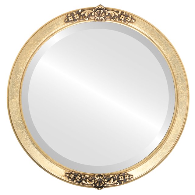 Athena Framed Mirror - Gold Leaf