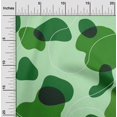 thumbnail image 2 of oneOone Viscose Jersey Forest Green Fabric Abstract Organic Shape Craft Projects Decor Fabric Printed By The Yard 60 Inch Wide, 2 of 4