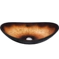 thumbnail image 2 of Novatto NOHP-G008-8031CH Rena Glass Vessel Bath Sink Drain Set, Chrome, 2 of 6