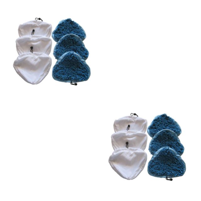 ziyahi 6pieces Effective Cleaning Washable And Reusable Steam Swob Pads Replacement As Shown 2Set