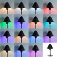 thumbnail image 4 of FSLiving Table lamp with Rechargeable Battery Operated Light Bulb by Remote, Wireless Timer RGBW Bedside Reading Light Simple Downward Black Desk Lamp for Living Room, Console, End Table, 2 Sets, 4 of 7