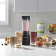 thumbnail image 2 of Hamilton Beach Personal Blender with Leak-Proof Travel Lid, Stainless Steel Blades, 14 oz Jar, 300W Peak Power, Black, 51190C, 2 of 6