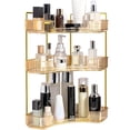 thumbnail image 3 of Birdeem 360 Rotating Cosmetics Storage Rack Corner Toilet Storage Box Light Luxury Bedroom Jewelry Cosmetics Decoration Storage Rack, 3 of 12