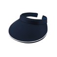thumbnail image 1 of Women's Piping Clip On Visor, Navy, 1 of 1