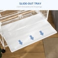 thumbnail image 4 of PawHut 52" Steel Bird Cage with Rolling Stand, White, 4 of 10